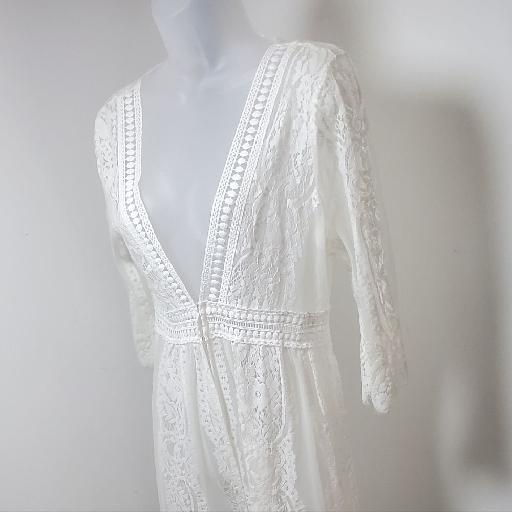 Blue Rain Lace Wrap